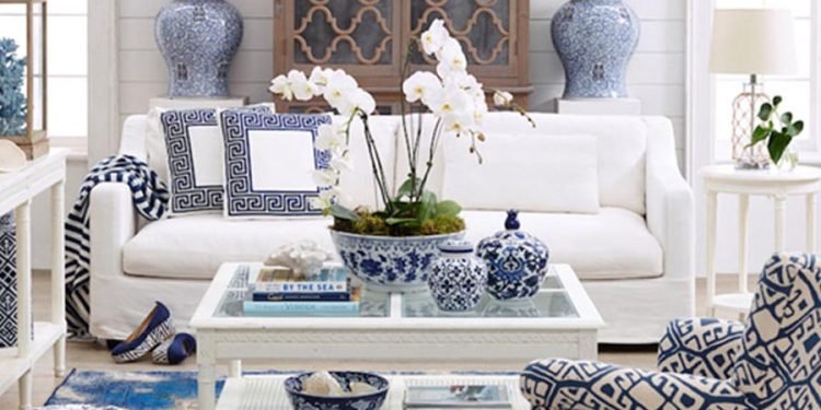 Creative Ways to Incorporate Adorable Blue and White Ceramics into Your Home's Upholstered Furniture