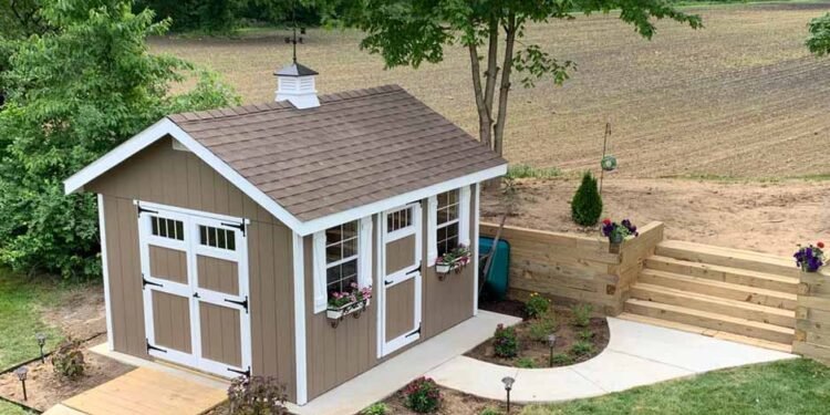 Amish made EZ-Fit Homestead Shed Kit