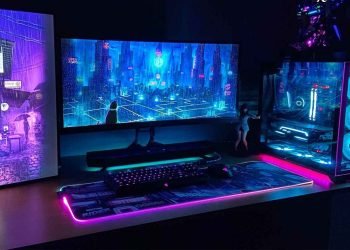 gaming PC setup