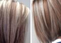 Unveiling Herringbone Highlights on Brown Hair