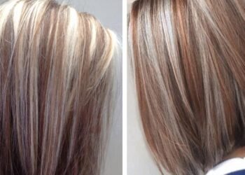 Unveiling Herringbone Highlights on Brown Hair
