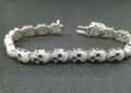 Skull Bracelets with Real Diamonds