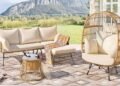 Natural Rattan Egg Chairs