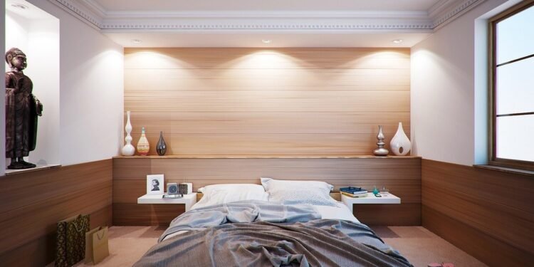 15 Stylish Bedroom Accent Wall Ideas 2