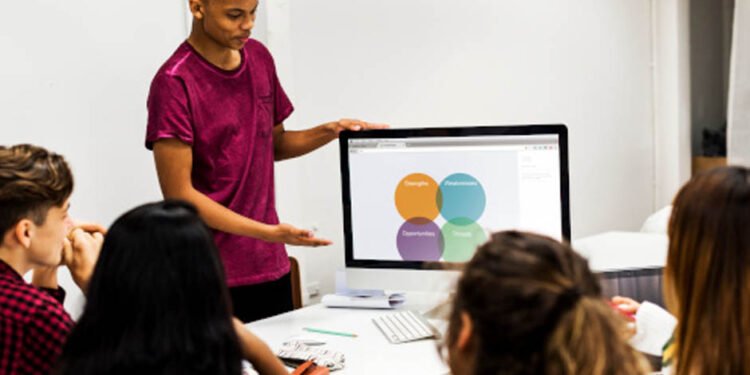 Enhance Their Slideshows student