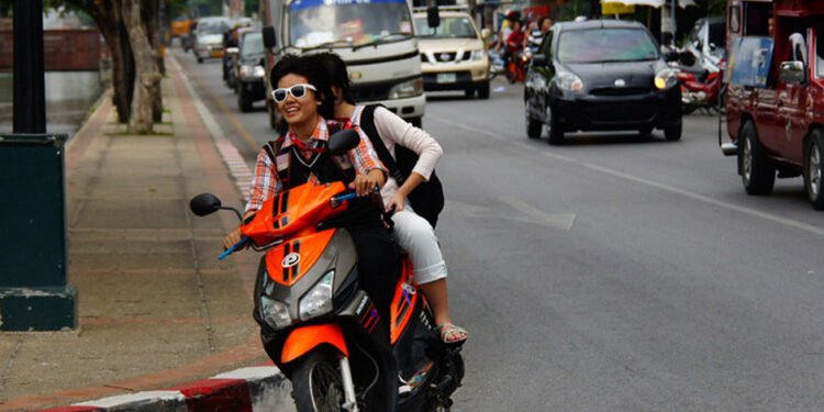 Rented Scooter in Chiang Mai