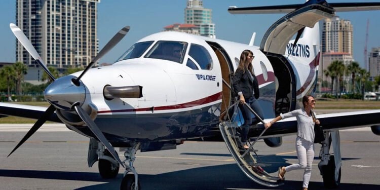 chartering your plane