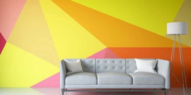 Transform Your Space with Trendy Geometric Wall Paint and Professional Painting Services