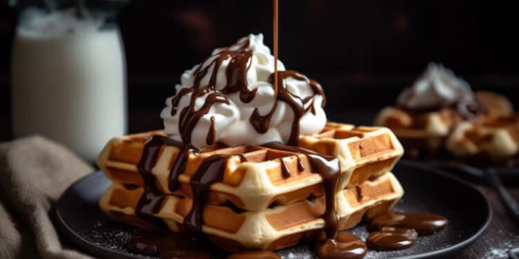 Crispy Oreo Waffles: A Fun Dessert You Can Make with Cadbury Chocolate Sauce