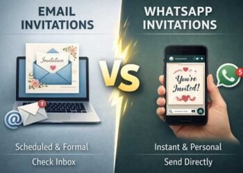 Email vs WhatsApp Invitations