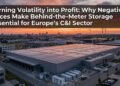 Turning Volatility into Profit: Why Negative Prices Make Behind-the-Meter Storage Essential for Europe's C&I Sector